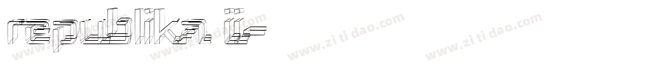 Republika II字体转换
